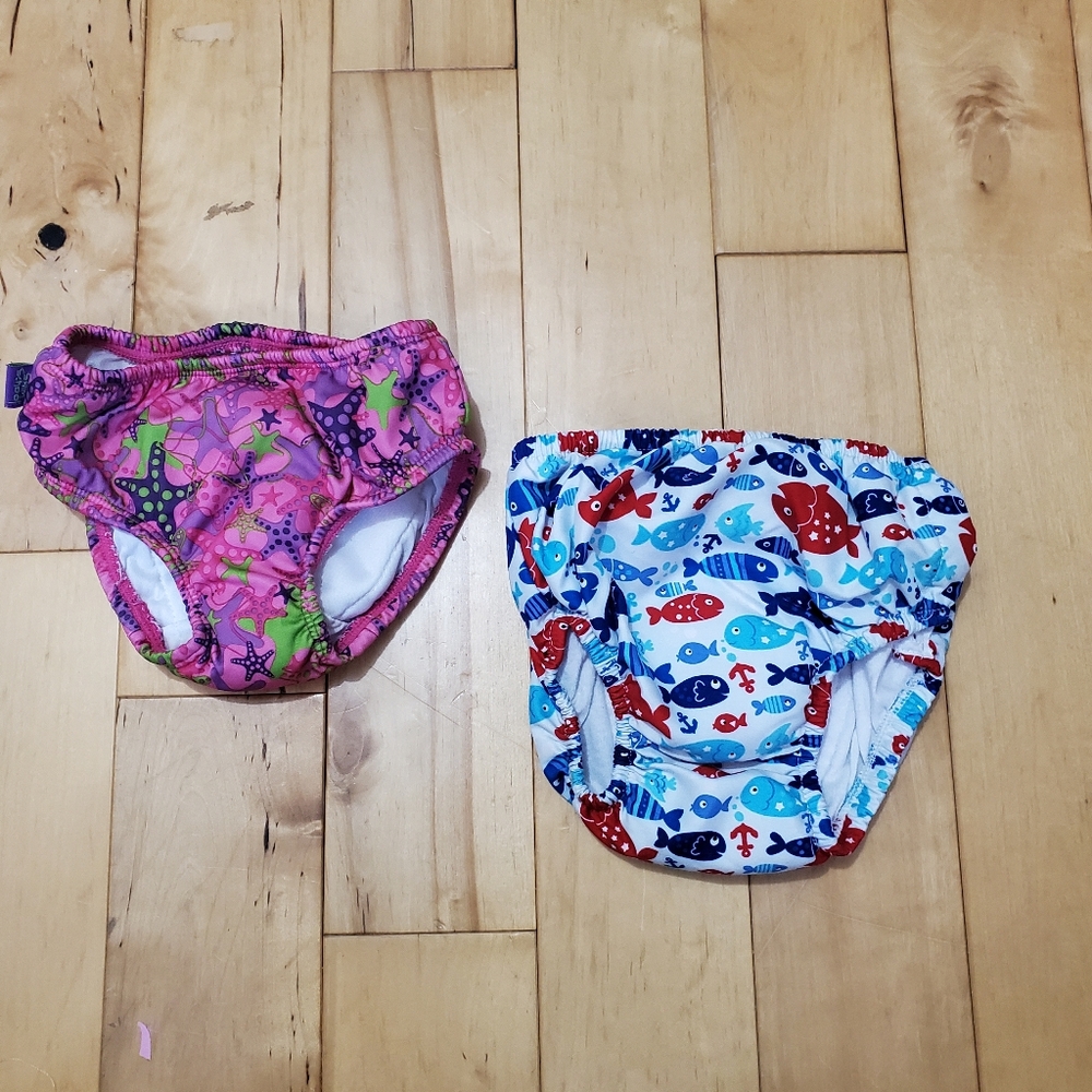 Colorful Kids Swim Diaper Set